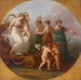 Le Triomphe de Vénus avec les Trois Grâces - Angelica Kauffmann — visat i en interiör