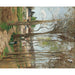 Reproduktion av målningen Le Village à Travers les Arbres - Camille Pissarro