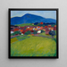 Le Village de Murnau - Alexej von Jawlensky — inramlat konstverk på väggen