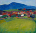 Le Village de Murnau - Alexej von Jawlensky — vy av konstverket