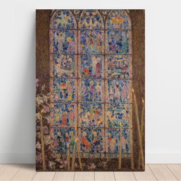 Le Vitrail, Chartres - Henri Le Sidaner | Reproduction Tableau Décoration murale affiche copie