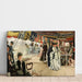 Reproduktion av målningen Le bal à bord du navire - James Tissot