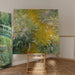 Reproduktion av målningen Le chemin à travers les Iris - Claude Monet