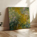 Reproduktion av målningen Le chemin à travers les Iris - Claude Monet