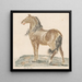 Le cheval hennissant - Johann Teyler — inramlat konstverk på väggen
