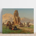 Reproduktion av målningen Le colosse de Memnon - Jean-Léon Gérôme