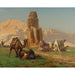 Reproduktion av målningen Le colosse de Memnon - Jean-Léon Gérôme