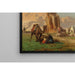 Reproduktion av målningen Le colosse de Memnon - Jean-Léon Gérôme