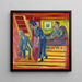 Le couple en visite et le nouvel arrivant - Ernst Ludwig Kirchner — väggpresentation av konstverket