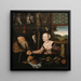 Le couple mal assorti - Lucas Cranach den äldre — inramlat konstverk på väggen