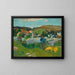 Reproduktion av målningen Le gardien de porcs - Paul Gauguin