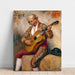 Reproduktion av målningen Le guitariste espagnol - Pierre-Auguste Renoir