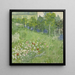 Le jardin de Daubigny - Vincent van Gogh — inramlat konstverk på väggen