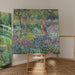 Reproduktion av målningen Le jardin de l'artiste à Giverny - Claude Monet