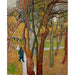Reproduktion av målningen Le jardin de l'hôpital Saint-Paul (La chute des feuilles) - Vincent van Gogh