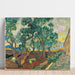 Reproduktion av målningen Le jardin de l'hôpital Saint-Paul - Vincent van Gogh