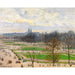 Reproduktion av målningen Le jardin des Tuileries un après-midi d'hiver - Camille Pissarro