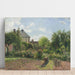 Reproduktion av målningen Le jardin des artistes à Eragny - Camille Pissarro