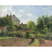 Reproduktion av målningen Le jardin des artistes à Eragny - Camille Pissarro
