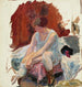 Le lever des bas - Pierre Bonnard — vy av konstverket