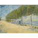 Reproduktion av målningen längs Seine - Vincent van Gogh