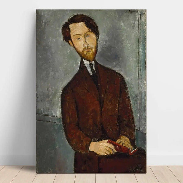 Reproduktion av målningen Léopold Zborowski - Amedeo Modigliani