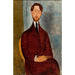 Reproduktion av målningen Léopold Zborowski - Amedeo Modigliani