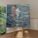 Reproduktion av målningen Le petit voilier - Joaquín Sorolla