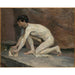 Reproduktion av målningen Le polisseur de marbre - Henri de Toulouse-Lautrec