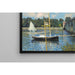 Reproduktion av målningen Le pont à Argenteuil - Claude Monet