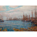 Reproduktion av målningen Le port aux mille mâts - Childe Hassam