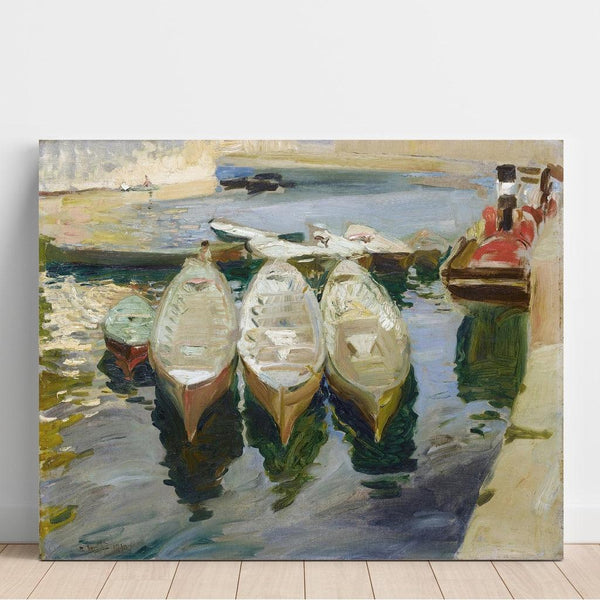 Reproduktion av målningen Le port basque de Guetaria - Joaquín Sorolla