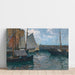 Reproduktion av målningen av Le port de Camogli - Alfred Zoff