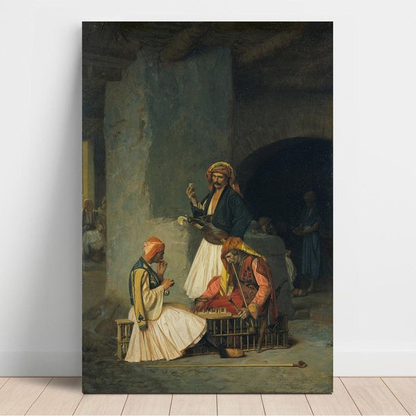 Reproduktion av målningen Le premier baiser du soleil - Jean-Léon Gérôme