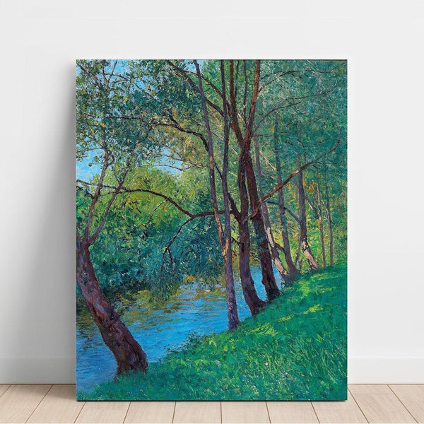 Le ruisseau de l'Au - Alfred Zoff | Reproduction Tableau Décoration murale affiche copie