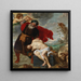 Le sacrifice d'Isaac - Cornelis de Vos — inramlat konstverk på väggen