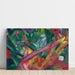 Reproduktion av målningen Le singe - Franz Marc