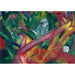 Reproduktion av målningen Le singe - Franz Marc