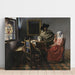 Reproduktion av målningen Le verre de vin - Johannes Vermeer