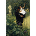 Reproduktion av målningen Le veuf - James Tissot