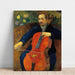 Reproduktion av målningen Le violoncelliste Schneklud - Paul Gauguin