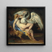 Leda et le cygne - Théodore Géricault — inramlat konstverk på väggen
