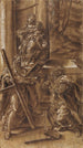 La Vierge à l'Enfant avec l'apôtre André à gauche et saint Jude à droite - Lelio Orsi — vy av konstverket