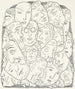 blad med huvuden - Leo Gestel — vy av konstverket
