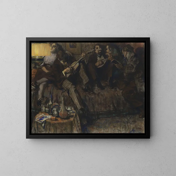 Bohème - Leo Gestel — inramlat konstverk på väggen