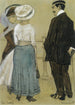 Konversation på boulevard de Scheveningen - Leo Gestel — vy av konstverket