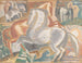 Hästar i landskapet - Leo Gestel — vy av konstverket