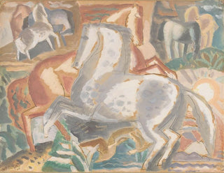 Leo Gestel - Paarden in landschap.webp