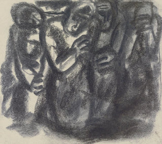 Skiss av en grupp människor - Leo Gestel — vy av konstverket