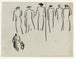 Studie av olika figurer - Leo Gestel — vy av konstverket